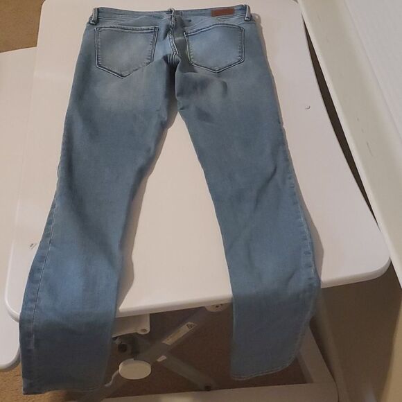 Abercrombie & Fitch jeans women's size 2L Harper super skinny blue distr… - Picture 12 of 16